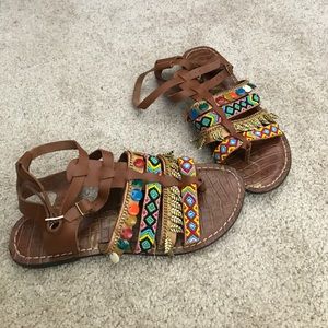 EUC Sam Edelman gladiator headed sandals
